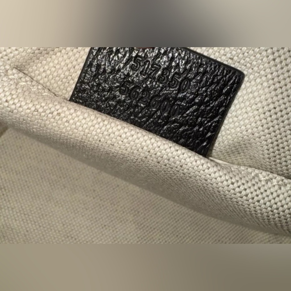 SOLD Gucci Jacquard Black Denim GG Monogram Textured Calfskin Mini Ophidia Bag - Picture 5 of 8